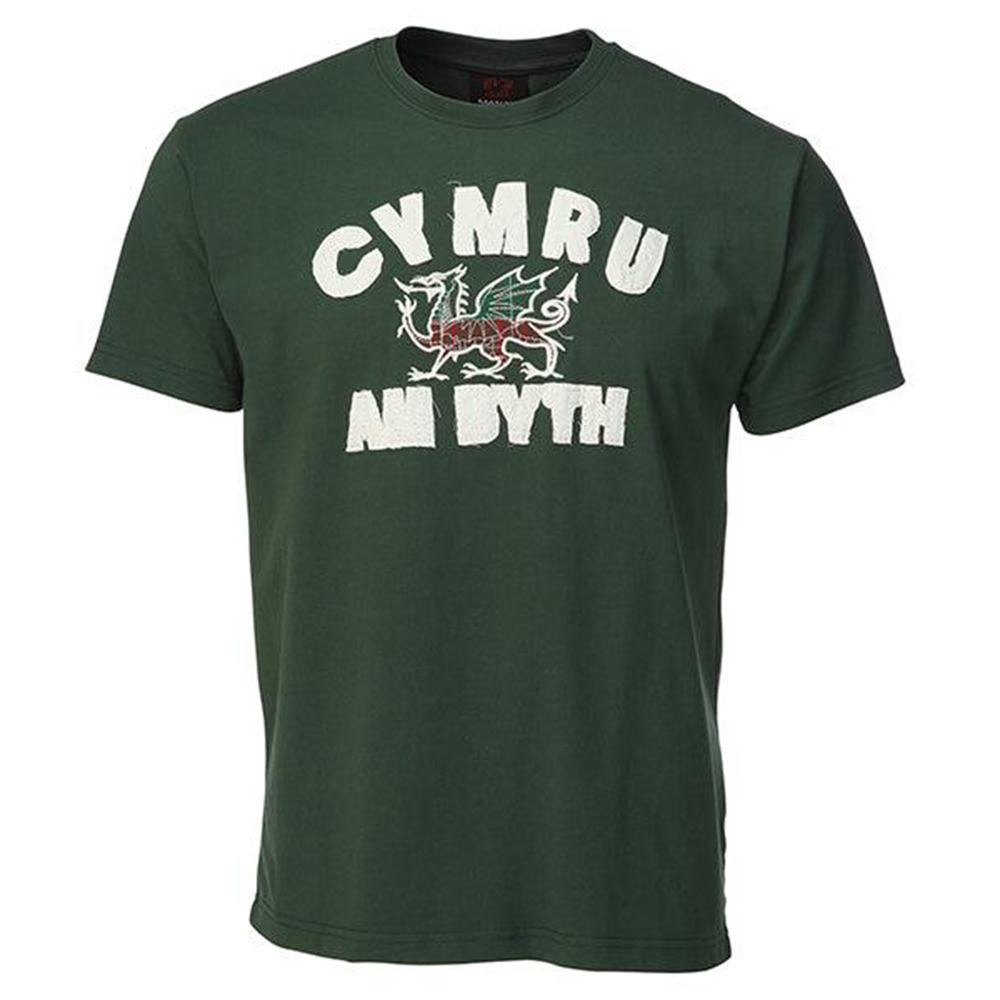 Men's Cymru Am Byth Applique T-Shirt