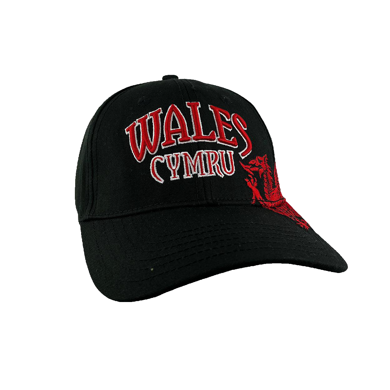 Raised Wales Cymru Dragon Cap