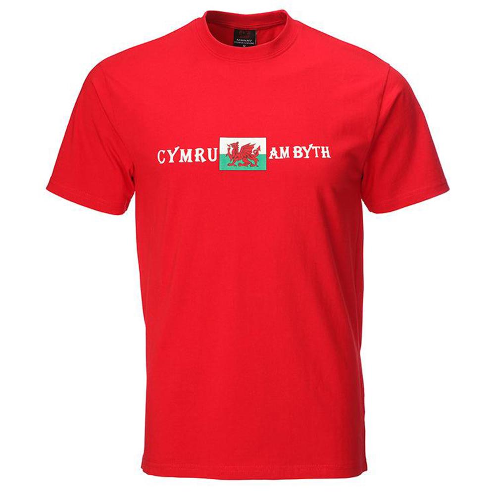 Cymru Am Byth Flag T-Shirt