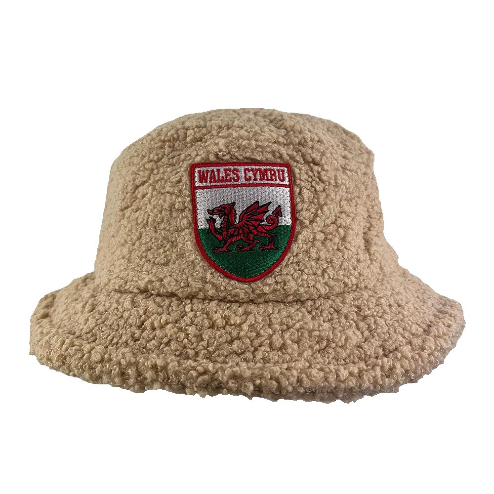 Wales Sherpa Winter Bucket Hat