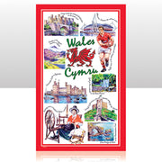 Wales Iconic Tea Towel