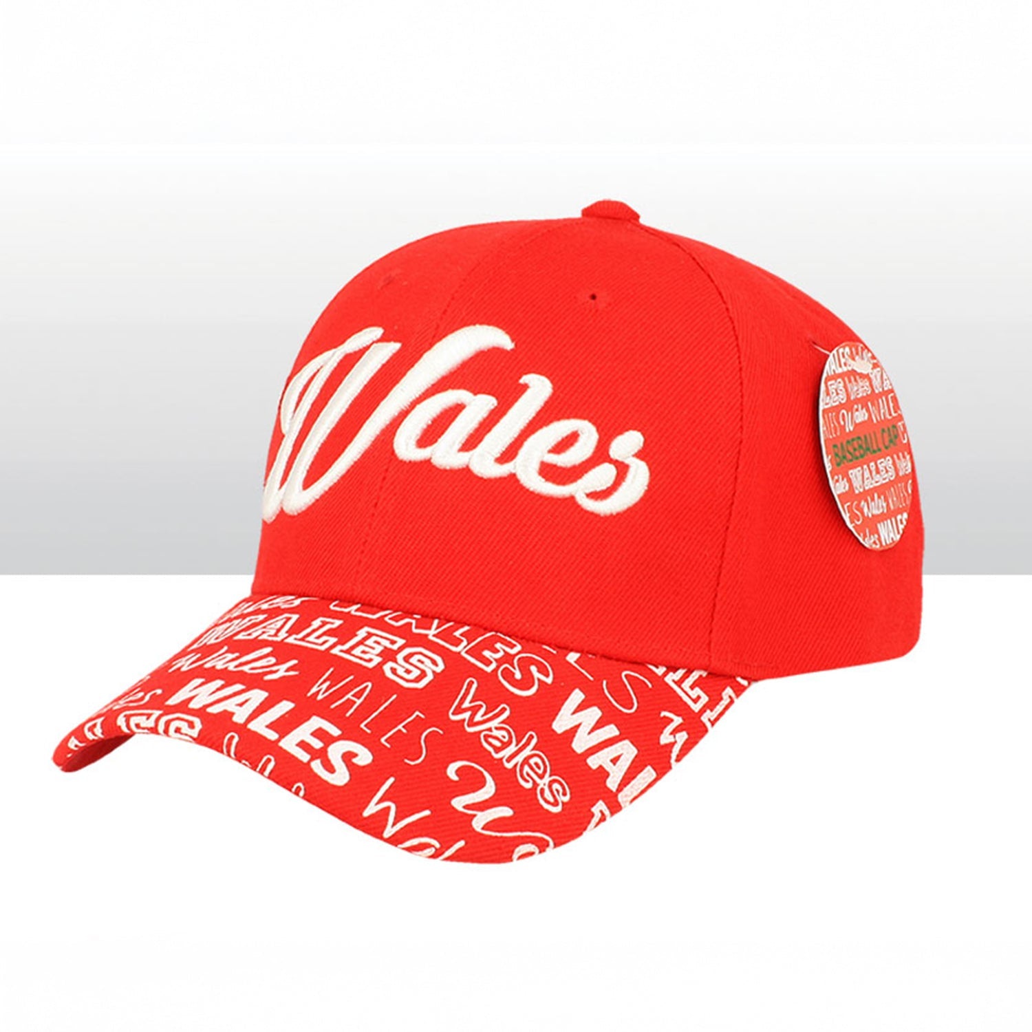 Wales Printed Peak Baseball Cap