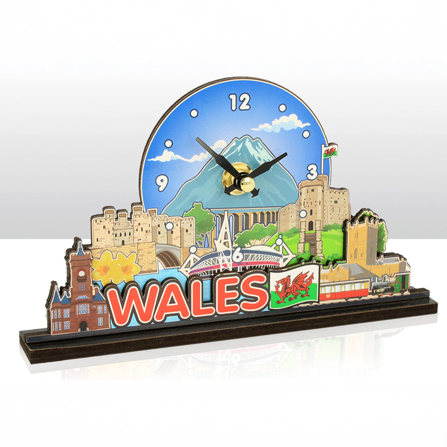 Wales Wood Clock