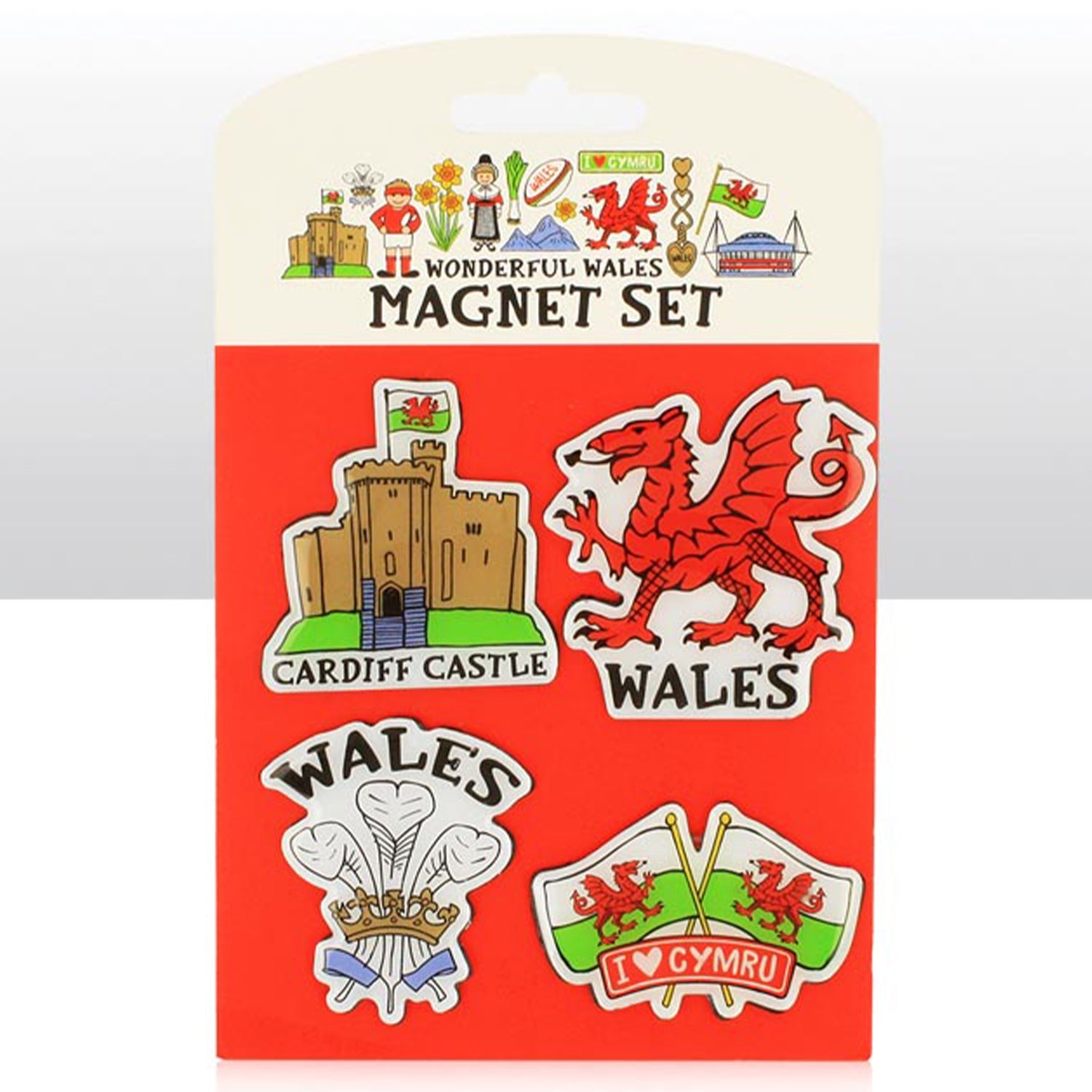 Wonderful Wales Magnet Set