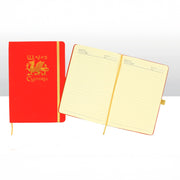 Wales Foil Stamped A5 Notebook