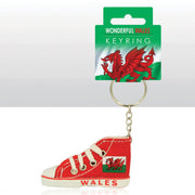 Wales Canvas Boot Keyring