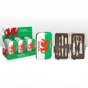 Wales Flag Manicure Set with CDU