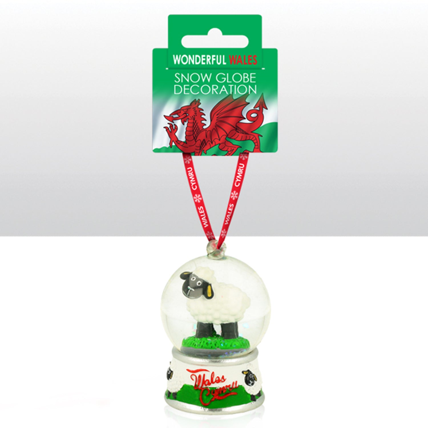 Wales 45mm Snowglobe Decoration