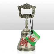 Wales Cymru Dragon Metal Bottle Opener Bell