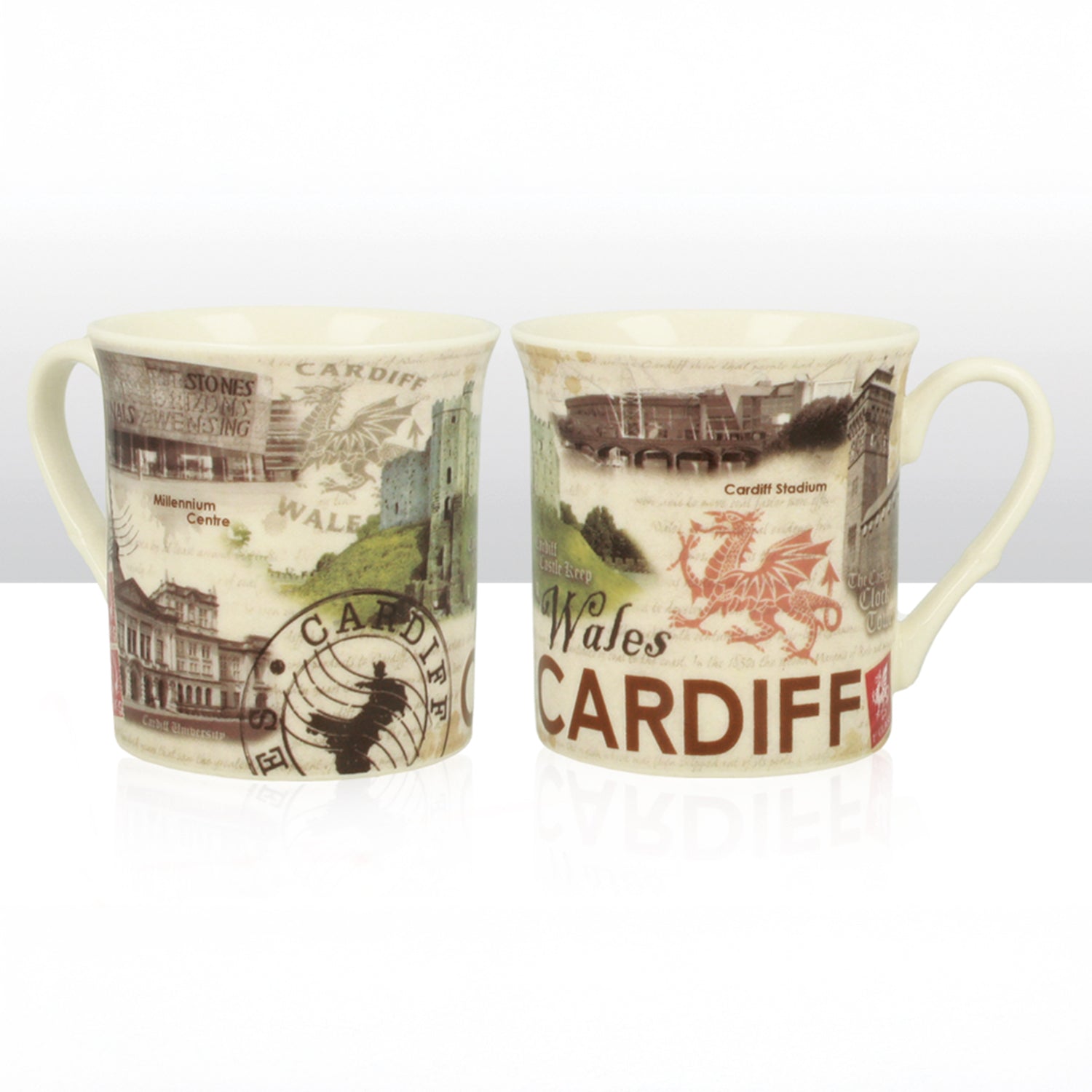 Cardiff Collage Regal Ceramic Mug