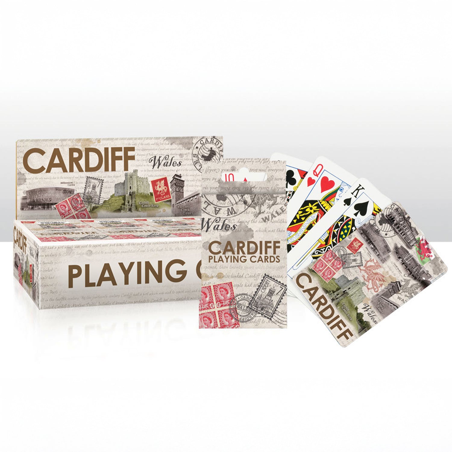 Cardiff Collage Playing Cards