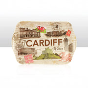 Cardiff Collage Small Tray