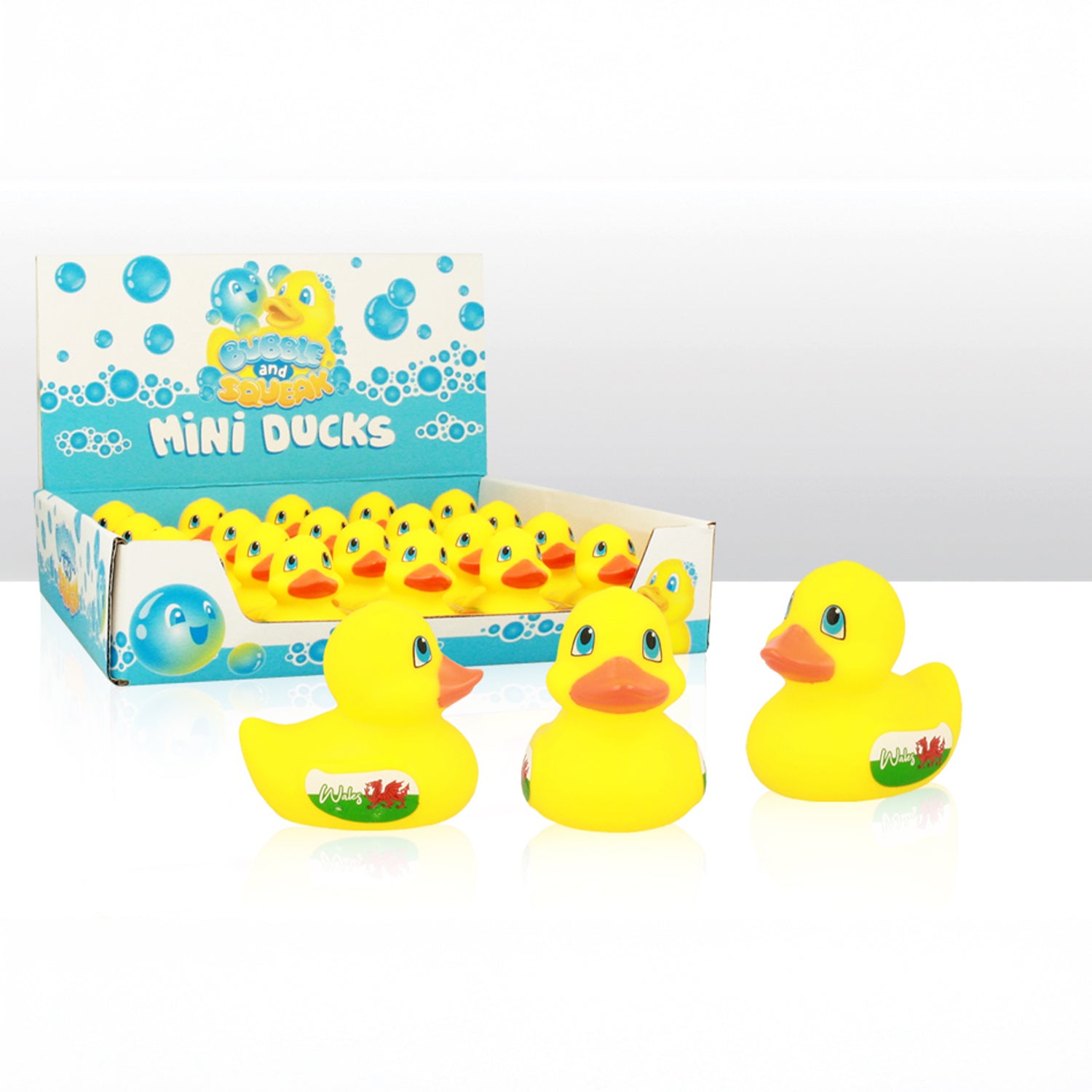 Wales Winged 5cm Mini Rubber Duck