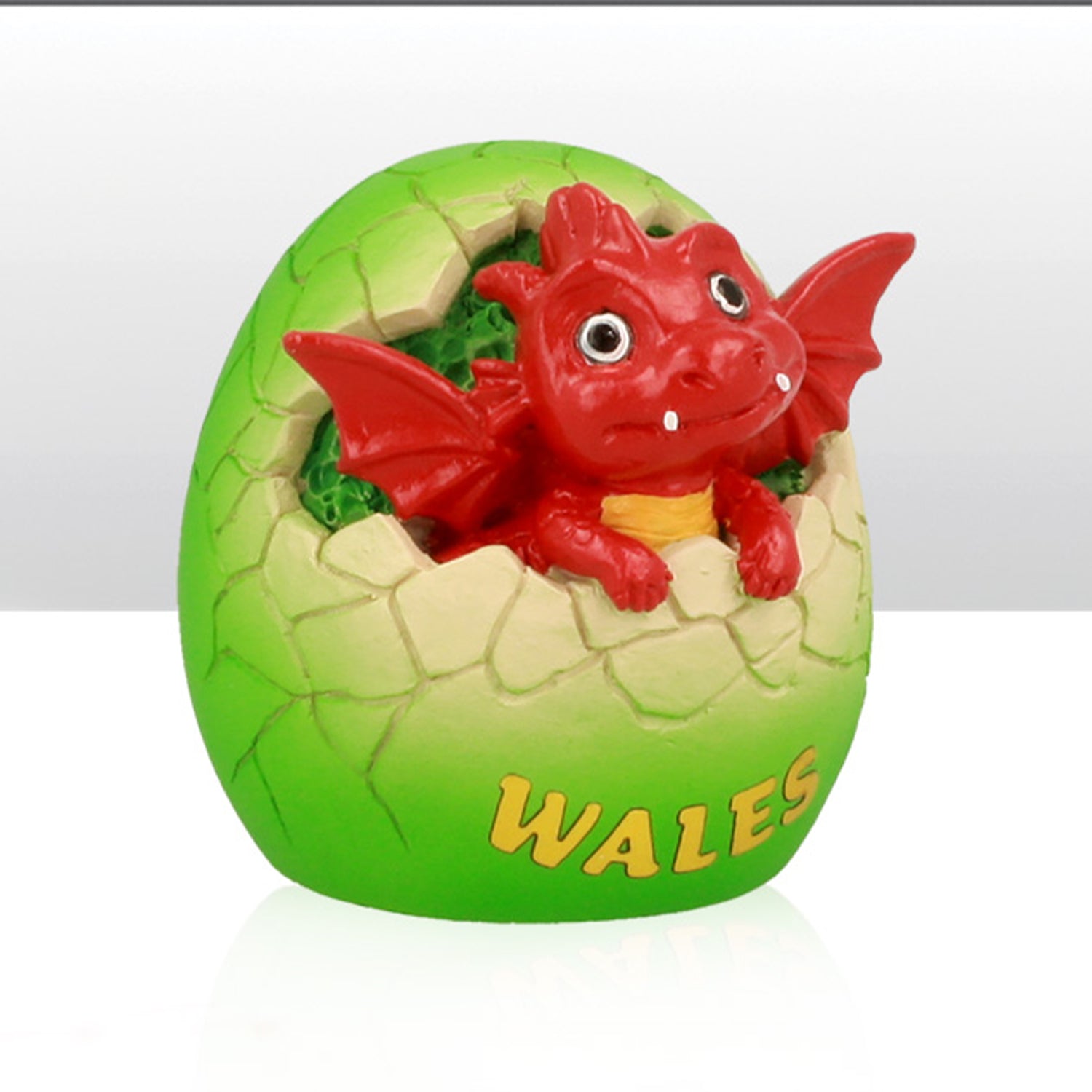 Cute Wales Dragon In Egg Painted Figure 6.5cm