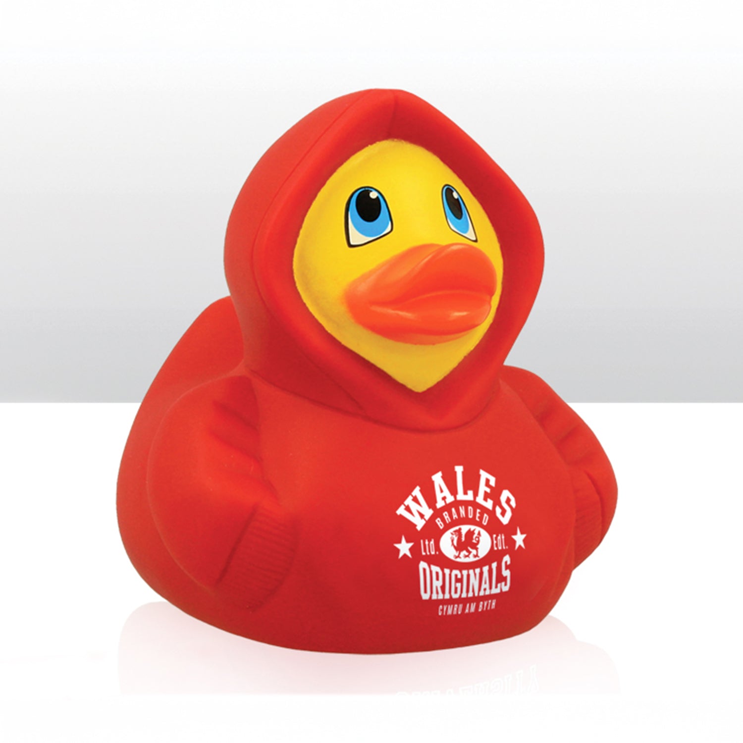 Wales Red Hoodie Rubber Duck