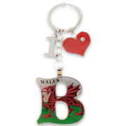 Wales Alphabet Keyring / B (KRA002)