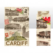 Cardiff Collage Tea Towel