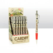 Cardiff Collage Wavy Clip Pen