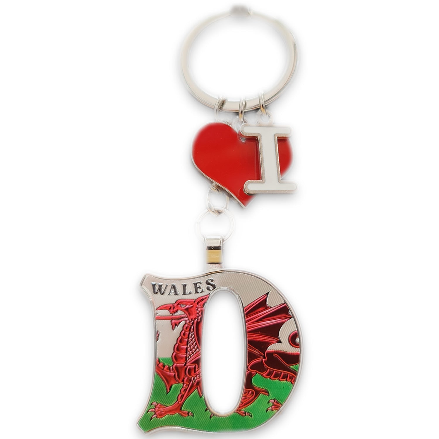 Wales Alphabet Keyring / D (KRA004)