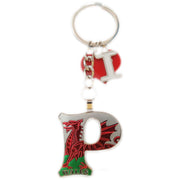 Wales Alphabet Keyring / P (KRA016)