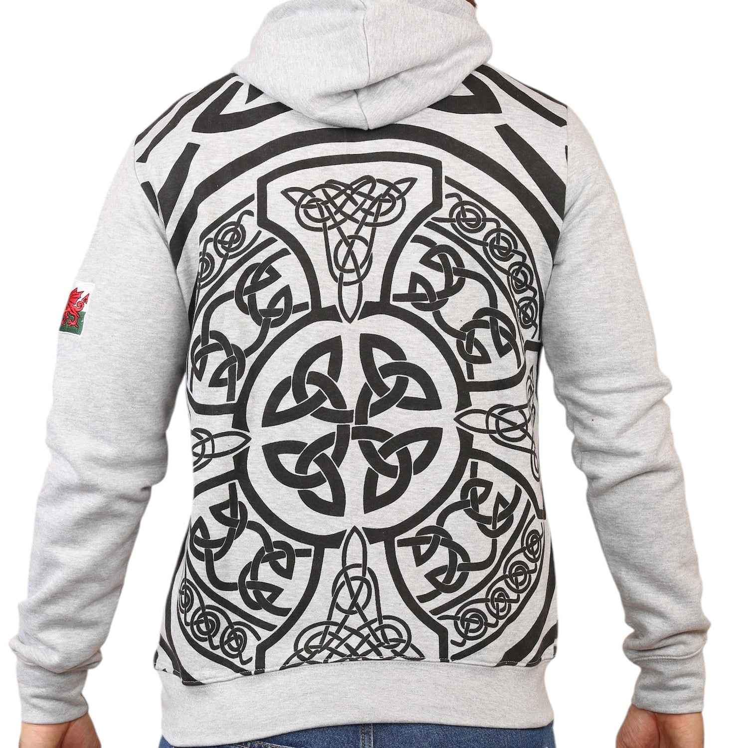 New Celtic Tattoo Grey Hoodie