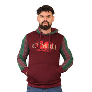 New Gold Cymru Tartan Sleeve Hoodie