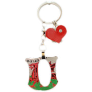 Wales Alphabet Keyring / U (KRA021)