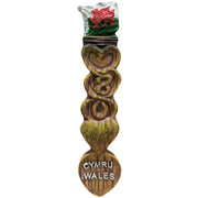 Welsh Flag Spoon Wales Resin Magnet (RSN24-8)