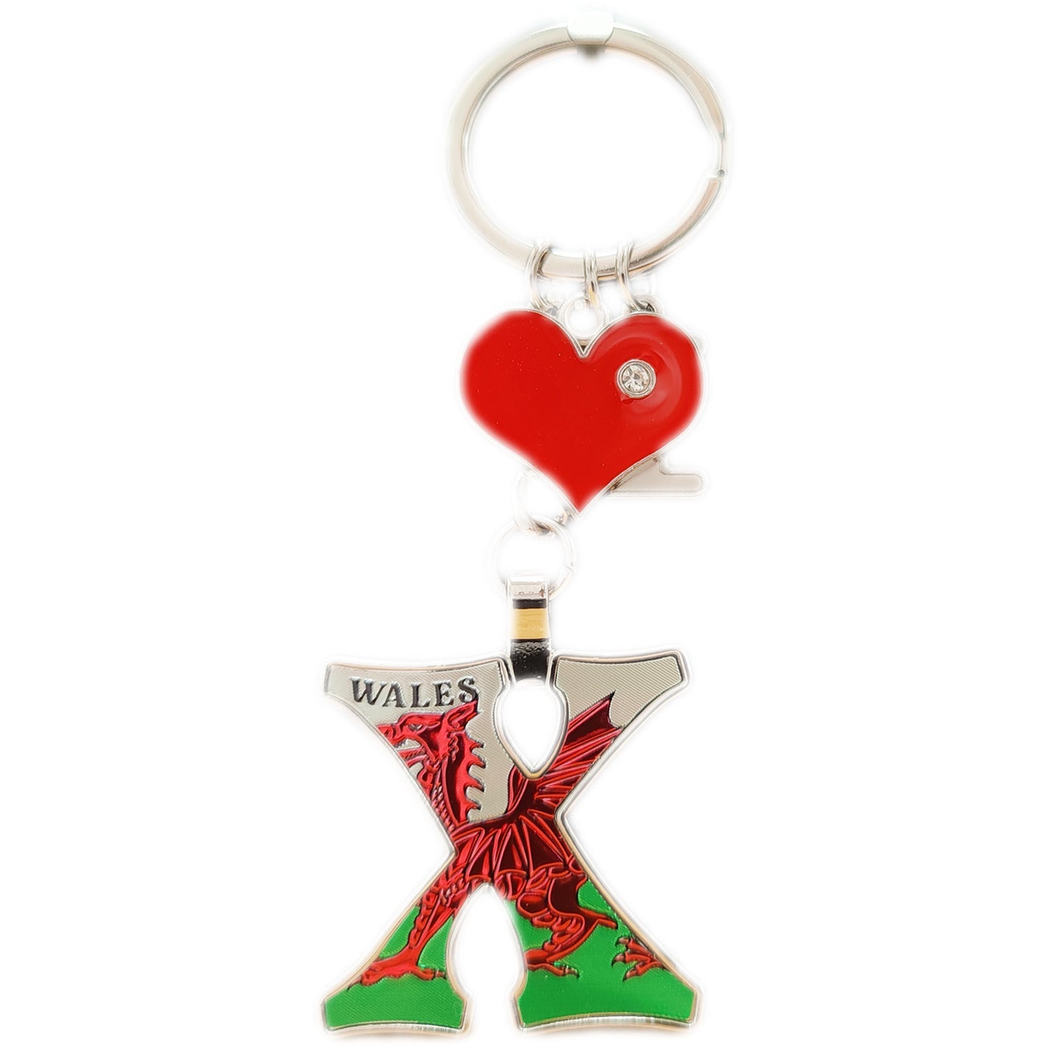 Wales Alphabet Keyring / X (KRA024)