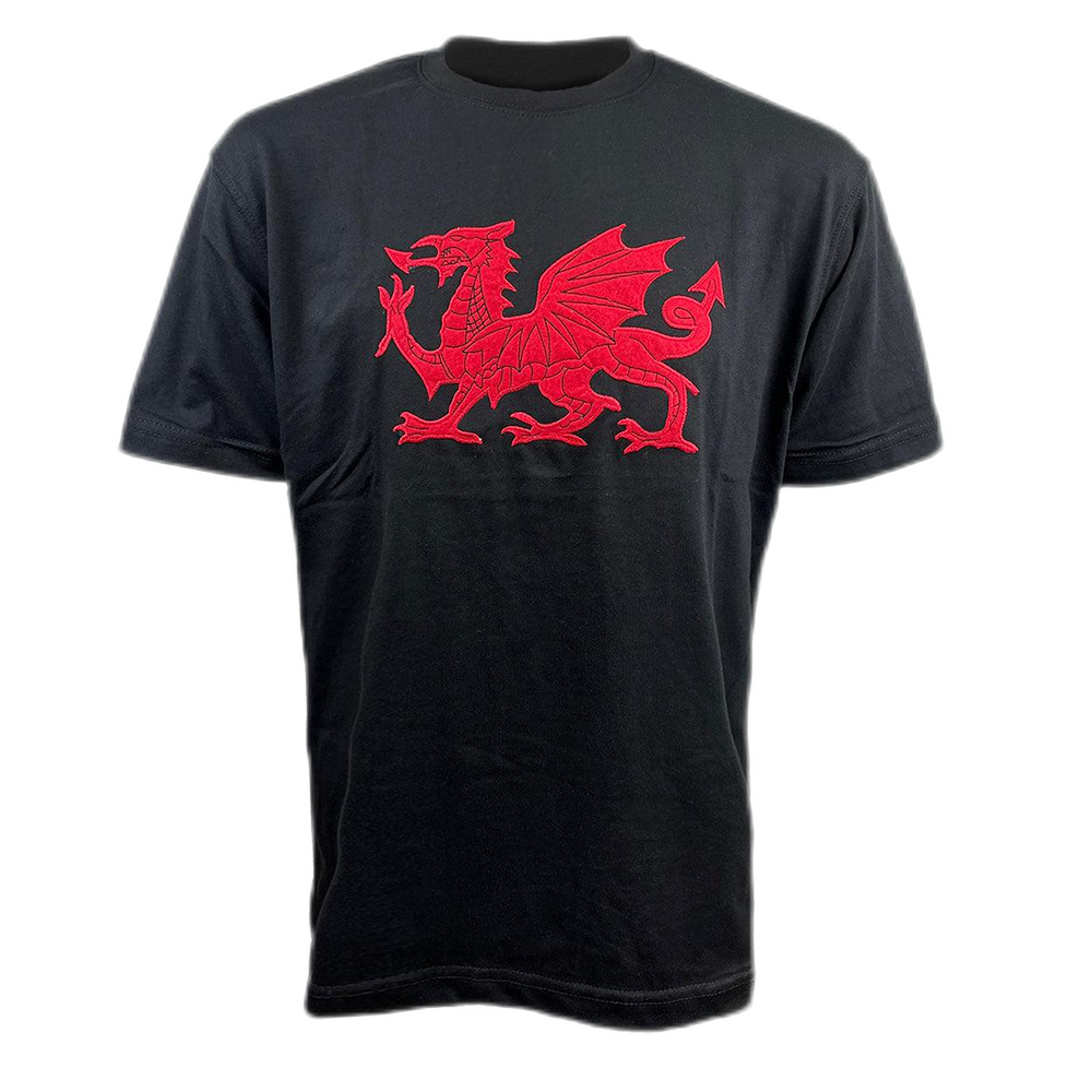 Men's Welsh Dragon Applique T-Shirt