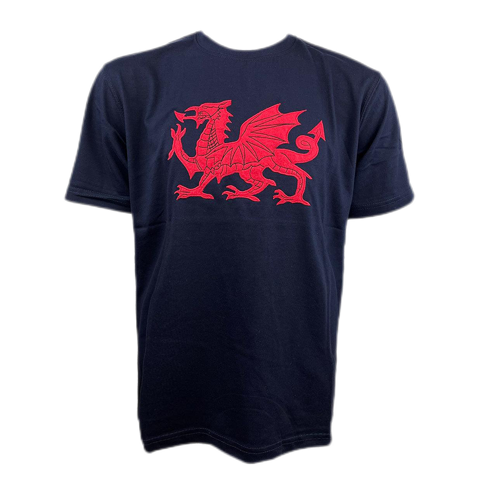 Men's Welsh Dragon Applique T-Shirt