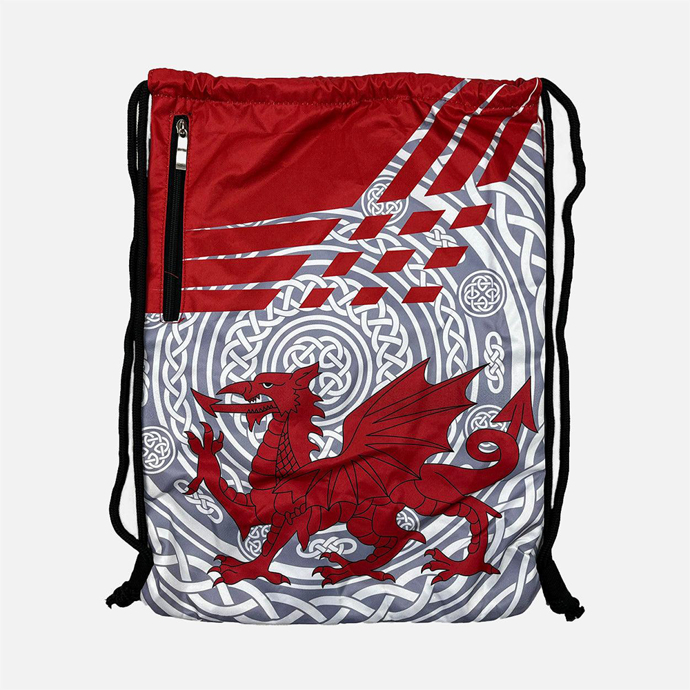 Welsh Celtic Design Drawstring Bag