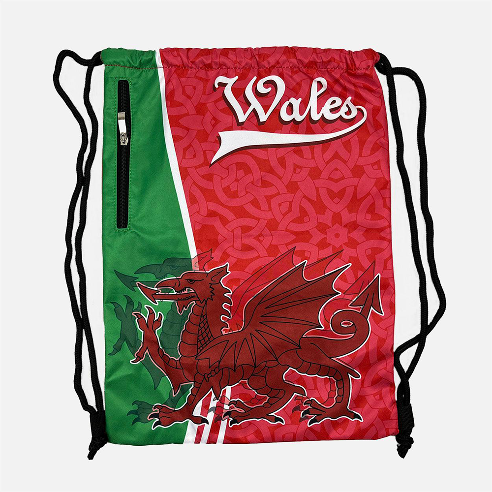 Welsh Celtic Design Drawstring Bag