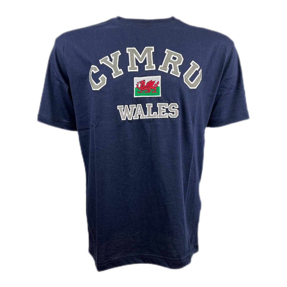 Men's Cymru Welsh Applique T-Shirt