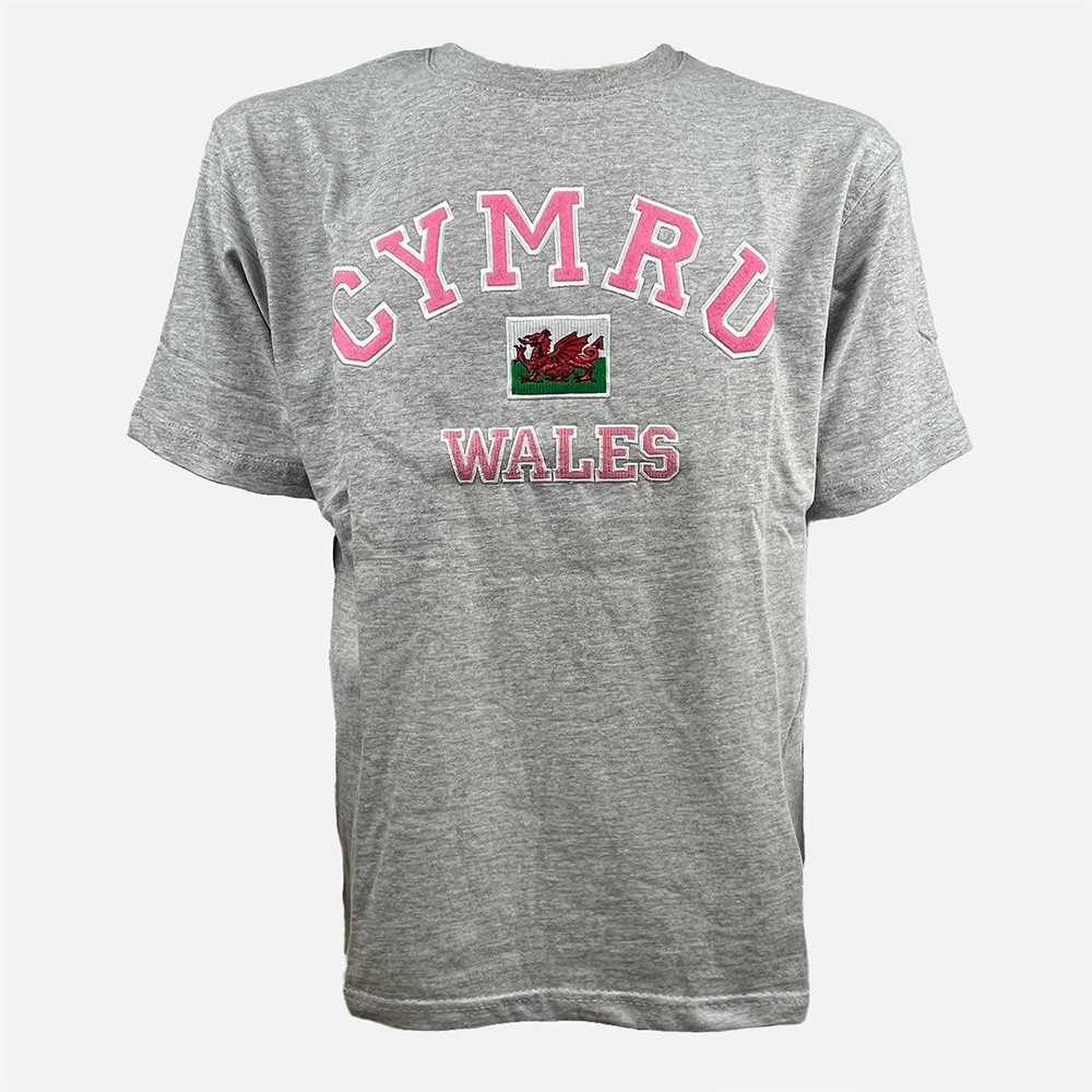 Ladies Applique Cymru T-Shirt