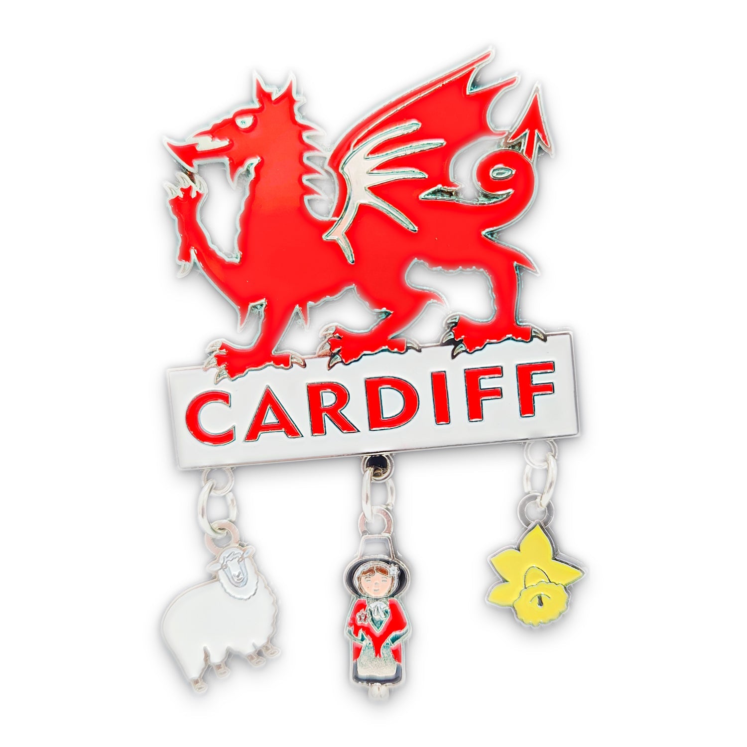 Cardiff Dragon Charm Magnet (MG007)