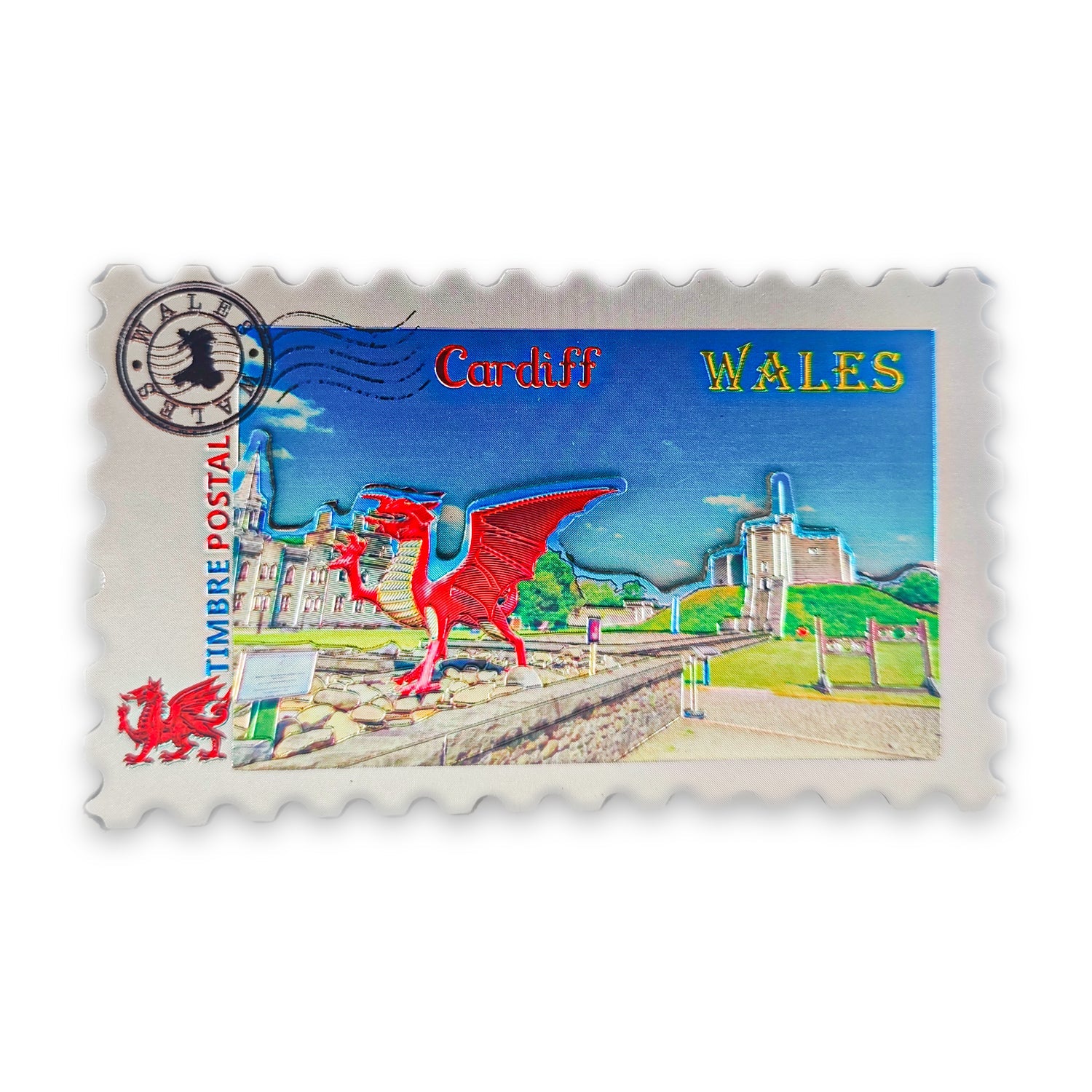 Cardiff Castle 2 3D Magnet (MGF3D004)