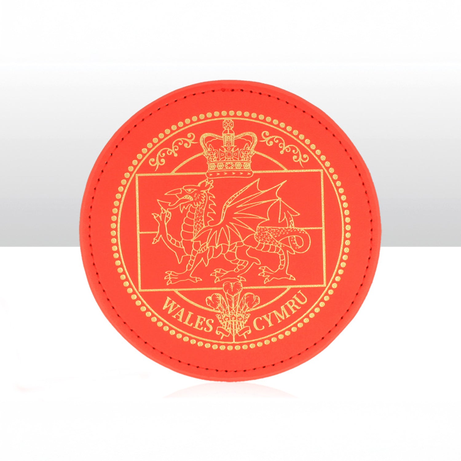 Wales Dragon Red PU Coaster