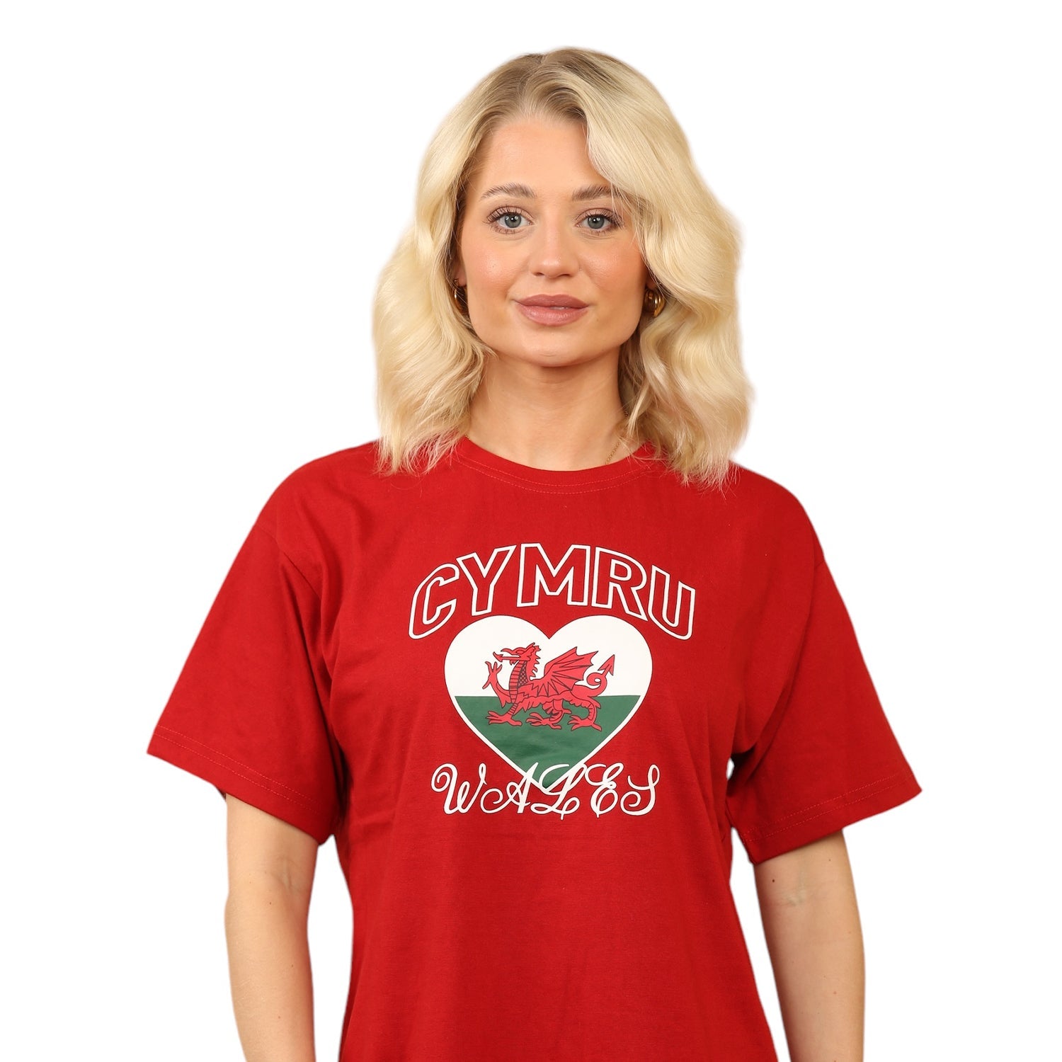 Ladies Welsh Love Red T-Shirt