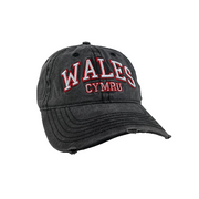 Wales Cymru Weathered Dad Cap