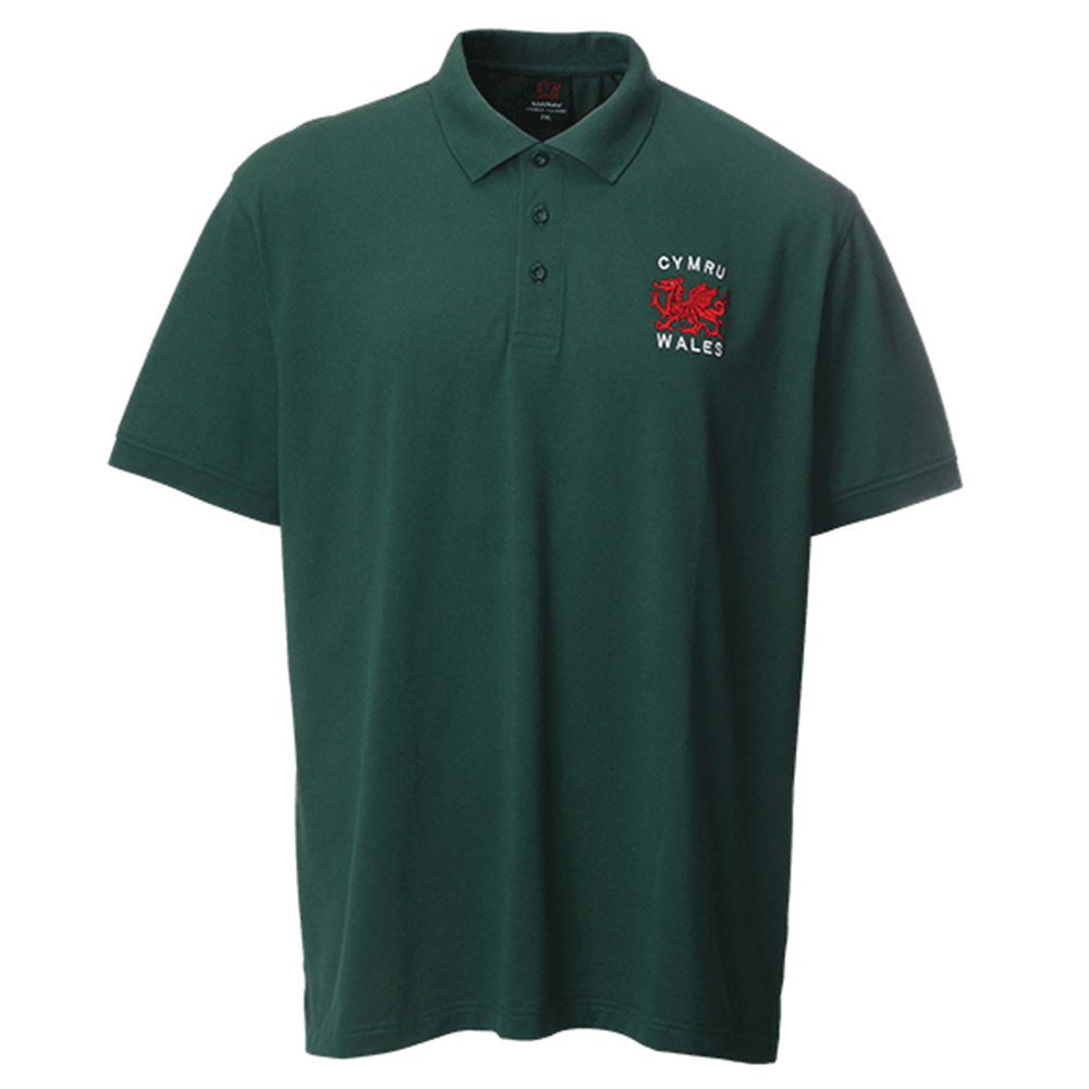 David Basic Green Polo Shirt