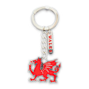 Wales Dragon Charm Keyring (KY002)