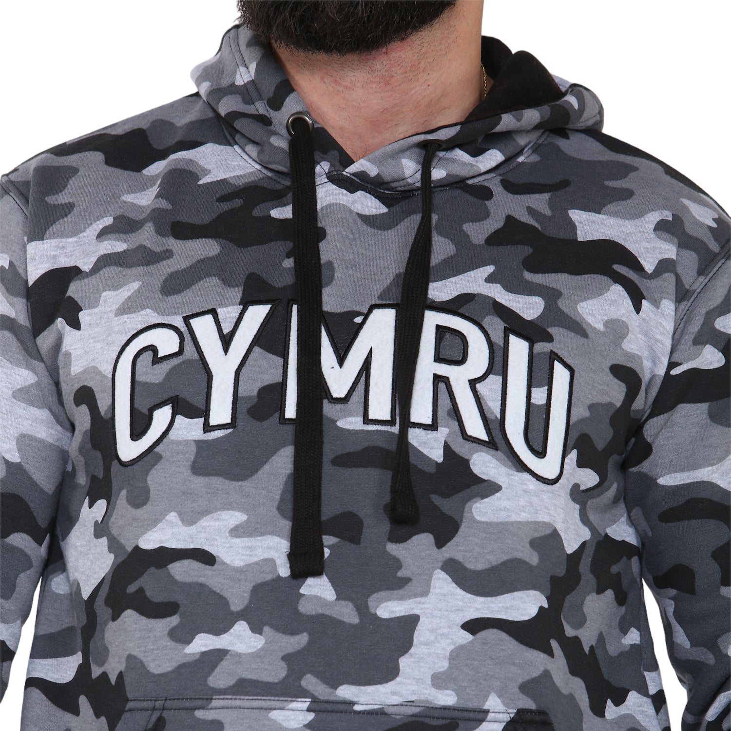 Cymru Grey Camo Hoodie