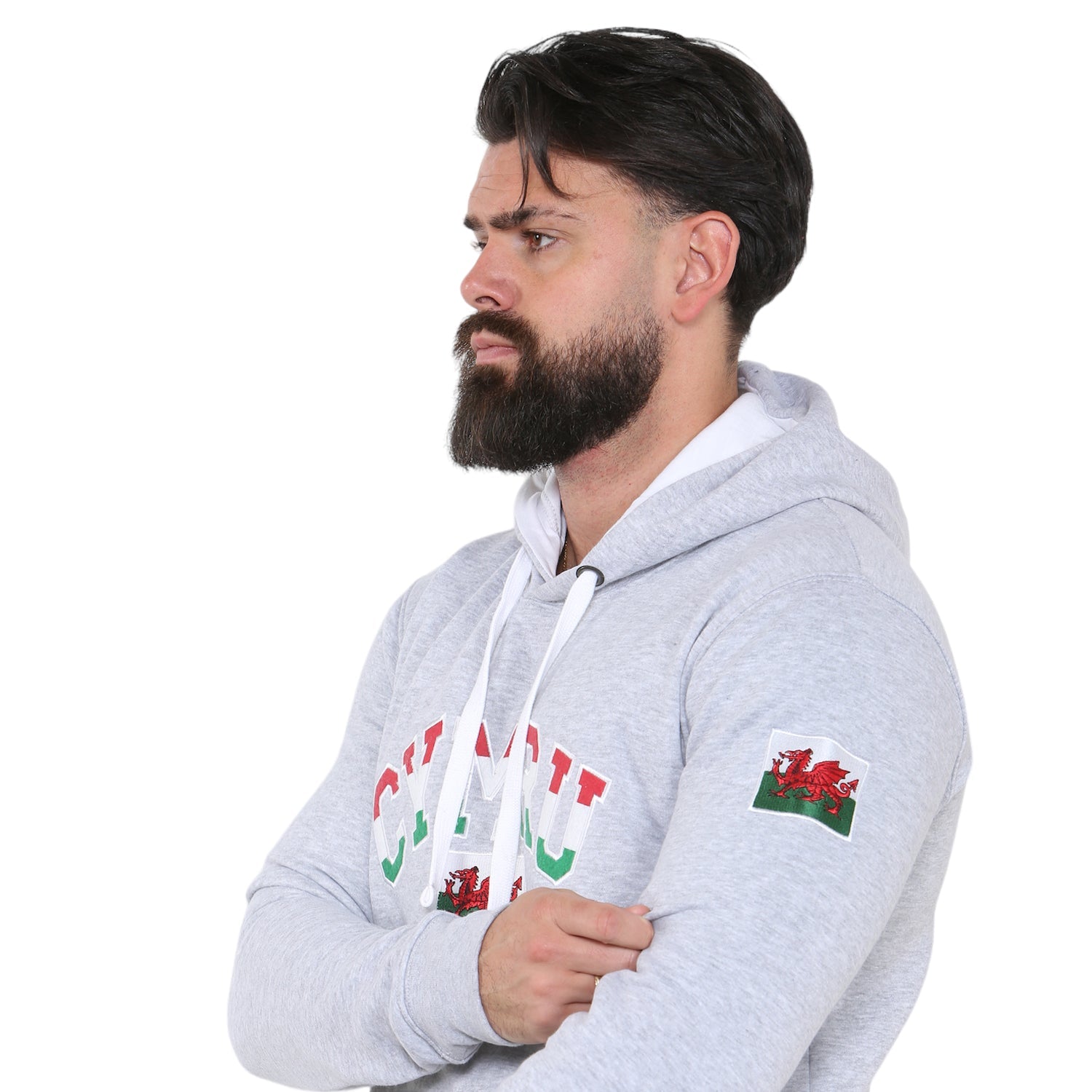 Flag Cymru Am Byth Hoodie