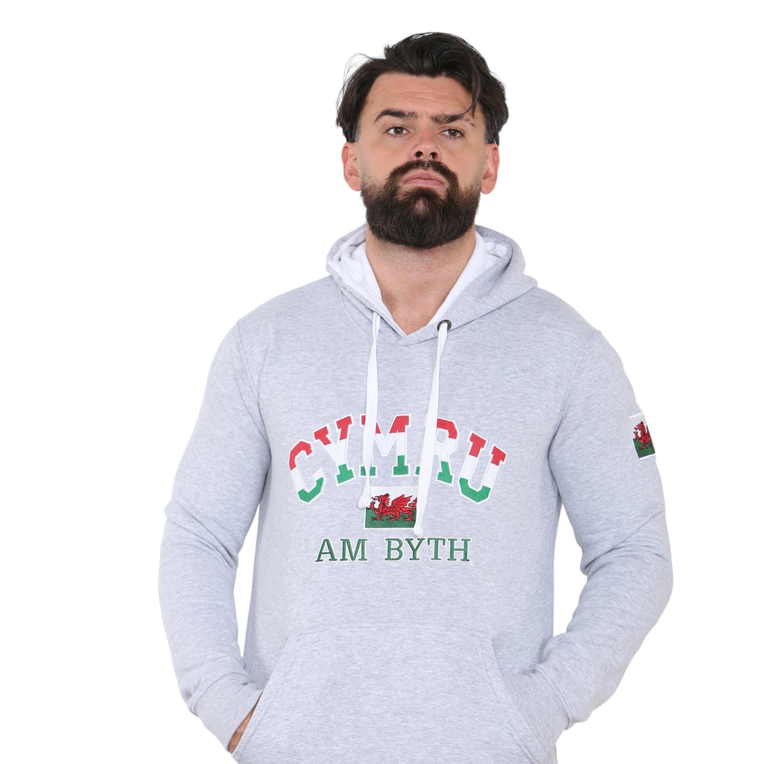 Flag Cymru Am Byth Hoodie