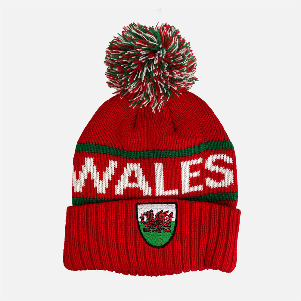 Welsh Rugby Shield Bobble Hat