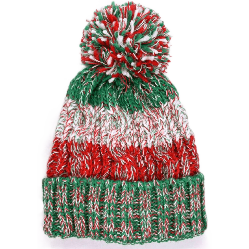 Adults Welsh Tri Colours 'Aaron' Bobble Hat