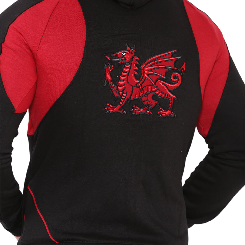 Kids Dragon Applique Hoodie