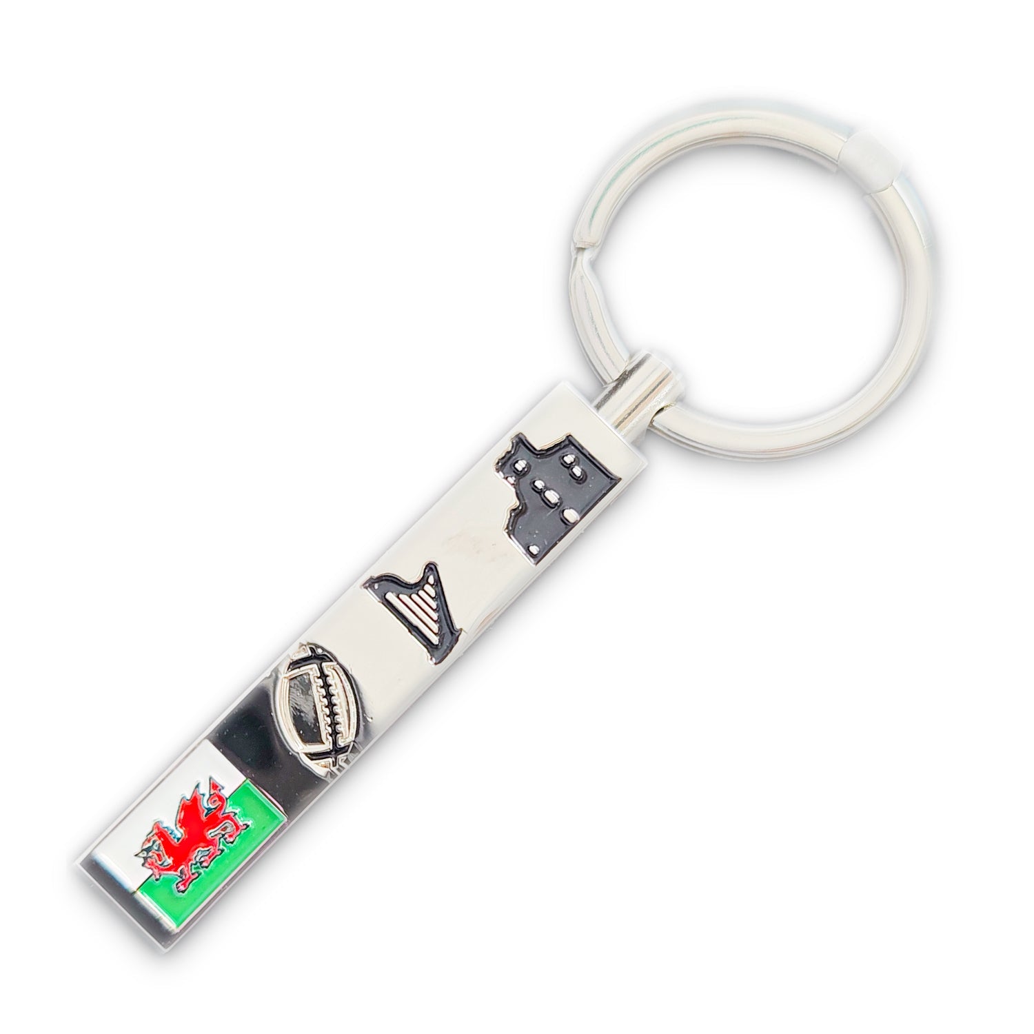 Wales Rugby Mini Bottle Opener Keyring (KY005)