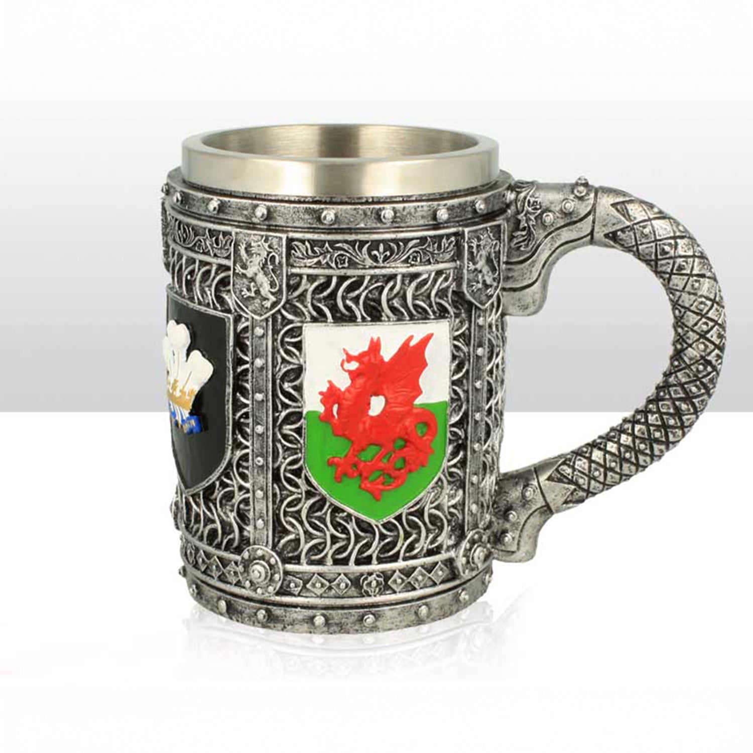 Wales Dragon Medieval Resin Tankard